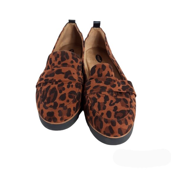 Dr Scholl's Webster Animal Print Slip-On Shoe Loafer Leopard Women's Size 6.5 - Picture 3 of 8